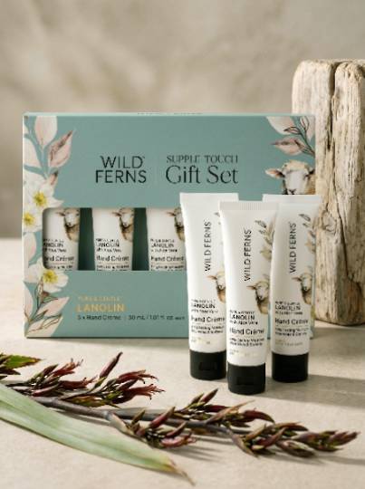 Wild Ferns Lanolin Supple Touch Hand Creme 5x30ml